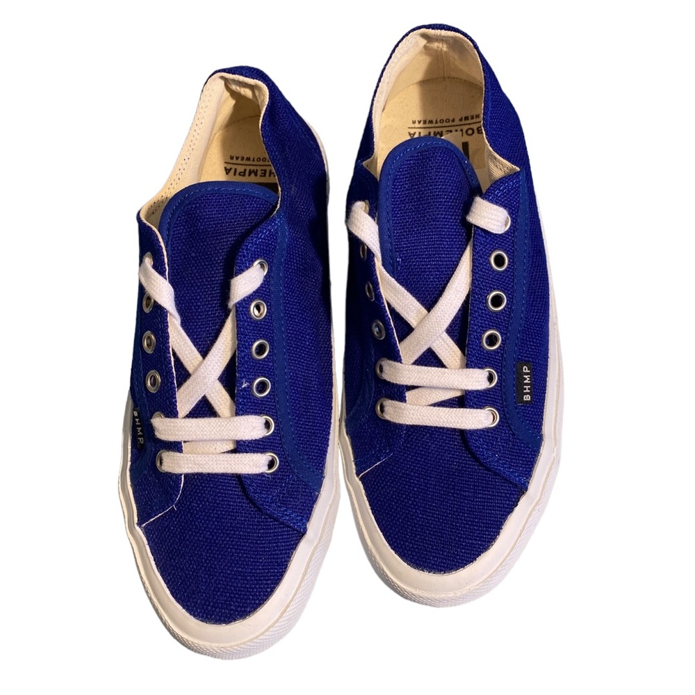 Bohempia Hemp Footwear New Blue Sneakers size 8.5